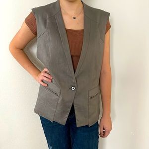 Helmut Lang Vest , gray size L, made in USA
